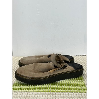 Dr. Martens Carlson Suede Mules Men's 11 Women's 12 Tan Sand Slingback Sandals