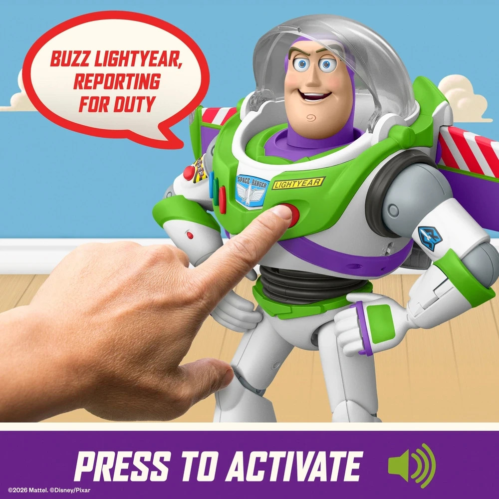 Disney Pixar Toy Story Ultimate Action Buzz Lightyear Interactive