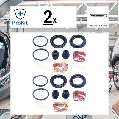 2x ORIGINAL  Febest Reparatursatz, Bremssattel Vorne für Honda ELYSION MDX