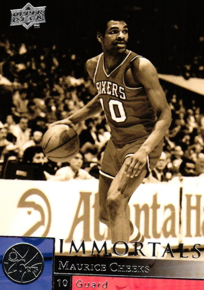 Maurice Cheeks 76ers Hall of Famer 2009-10 Upper Deck Immortals Card No. 277