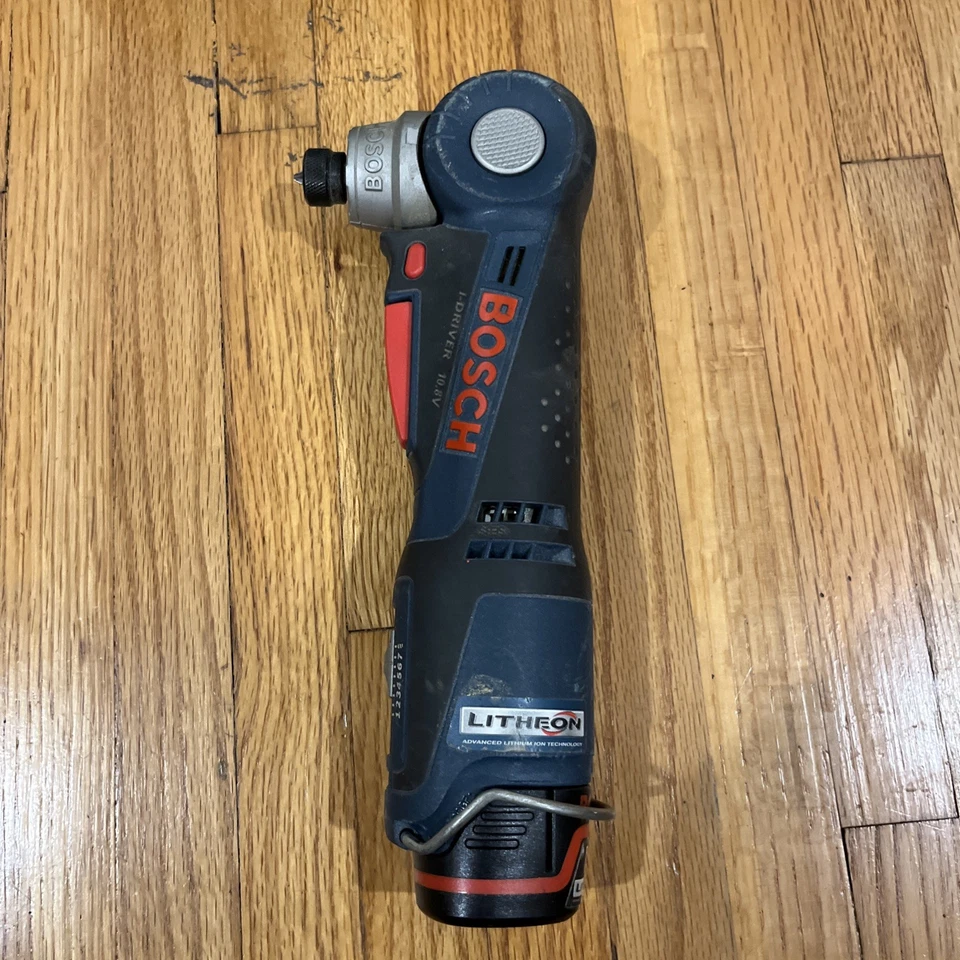 博世 PS10 10.8V 直角钻套件 带电池、充电器、手电筒,已测试 — 第 2/4 张图片