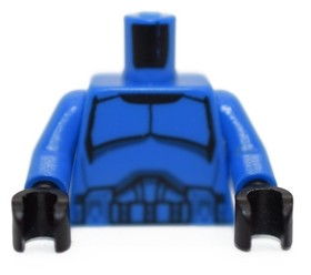 LEGO Minifigure Torso Star Wars Blue Armor Clone Trooper Senate 75088 6103784