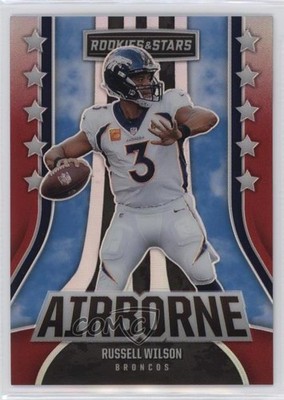 2023 Panini Rookies & Stars Airborne Red Prizm 66/99 Russell Wilson #AI-10 rw6