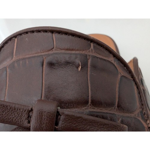 Mulas de cocodrilo Georgina de cuero J. McLaughlin - talla 8 - Imagen 10 de 10