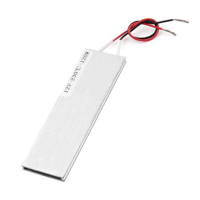 100mmx30mmx6mm Aluminum PTC Heating Element DC12V 120W 230C for Car Truck