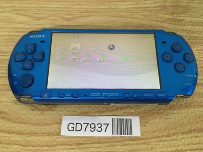 GD7937 With Defects - PSP-3000 VIBRANT BLUE SONY PSP Console Japan