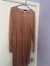 Woman Peach Bikini Cover Up By PLT Size 18 In Good Condition And Style