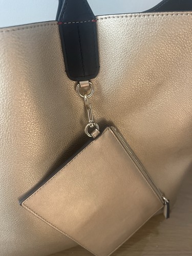 Tommy Hilfiger Large Shopper Shoulder Handbag Designer Bag With Wallet Leather - Picture 5 of 7