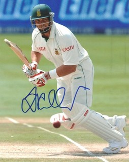 Jacques Kallis SOUTH AFRICA Signed 10 x 8 Glossy Photograph