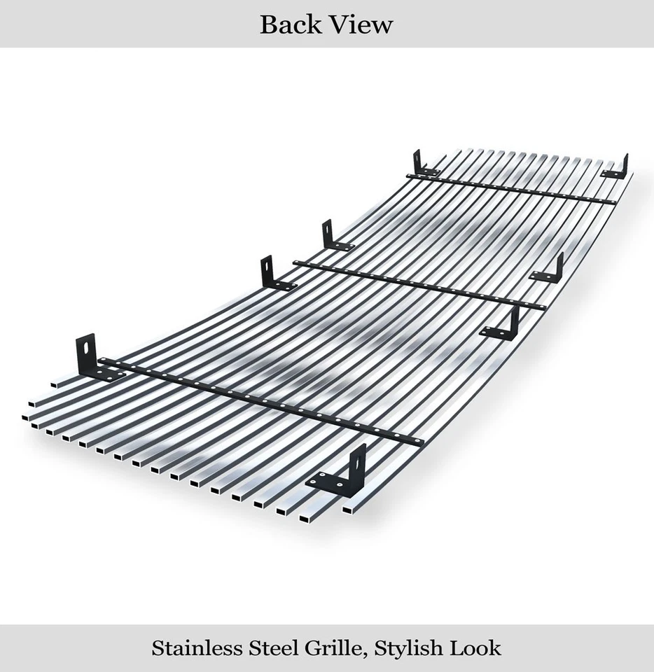 Se adapta a GMC Acadia 2013-2016 Logo Cubierta Principal Acero Inoxidable Cromo Billet Parrilla Inserto Foto 3 de 4