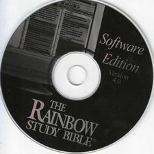 The Rainbow Study Bible 4 PC CD religious learning tools, God's Word reference 