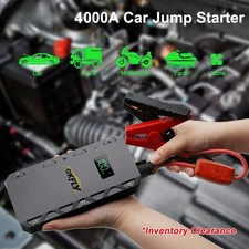 Car Jump Starter 4000A 12V Starting Device PowerBank Car Battery Booster Charger