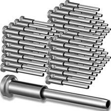 100 Pack Invisible Cable Railing kit, T316 Stainless Steel 1/8" Invisible Rec...