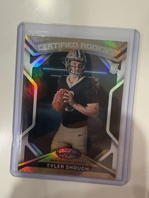 2025 Certified Certified Rookies Holo Tyler Shough Rookie New Orleans Saints