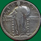 1924-S Standing Liberty Quarter Very Fine VF Coin #35738