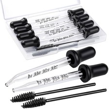 Glass Eye Dropper with Measurement, 1ml Pipette Dropper for Essential Oils 