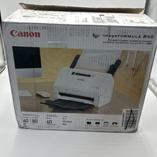 NEW Canon ImageFORMULA R40 Office Document Scanner, 600dpi, 24-bit Color
