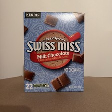 Swiss Miss Milk Chocolate Hot Cocoa, Keurig Single-Serve K-Cup Pods, 22 Count