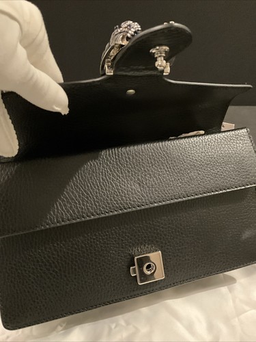 Bolso de hombro pequeño Gucci DIONYSUS, cuero negro - Imagen 6 de 12