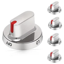Upgraded 5pcs DG64-00472A / DG64-00347A Stove knobs Compatible with Samsung G...