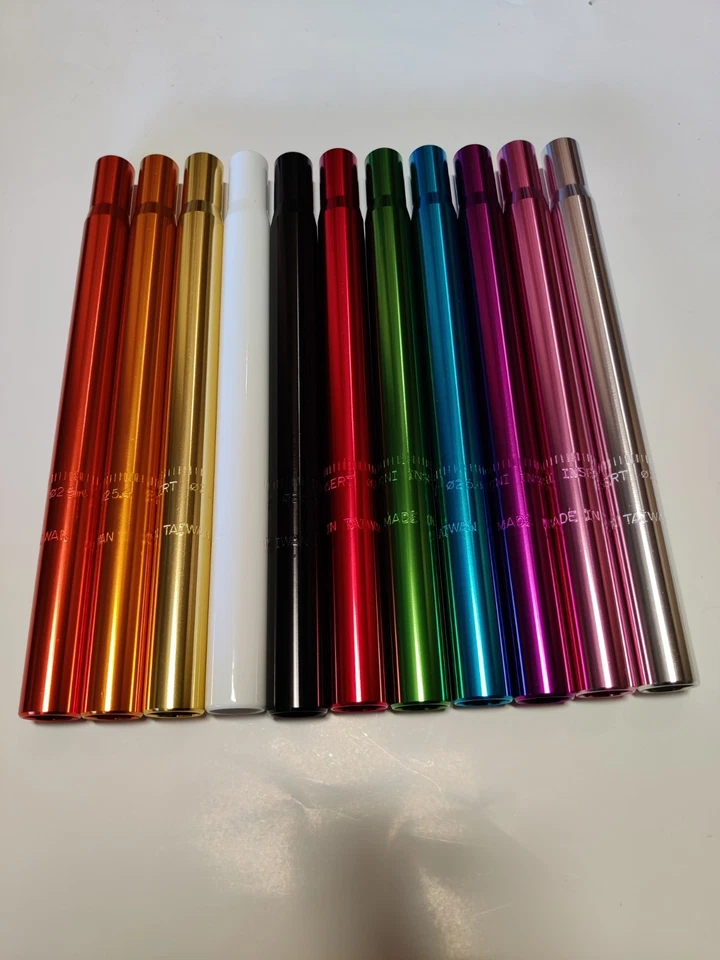 Bicycle Alloy Seatpost Pillar 25.4mm Bike Seat Post Beach Cruiser Chopper BMX - Image 2 of 3