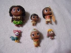 Funko Mystery Minis Disney Moana Lot of 6 Vinyl Figures