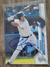 Everson Pereira Signed 2020 Topps Pro Debut Baseball Card Yankees Whitesox #116