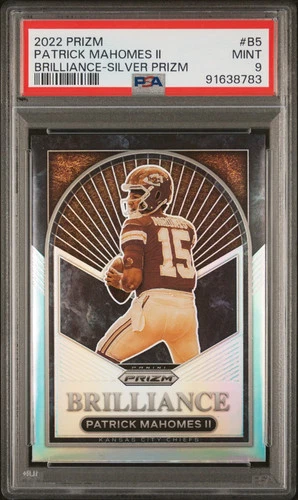 2022 Panini Prizm Brilliance Patrick Mahomes II #B5 Silver PSA 9
