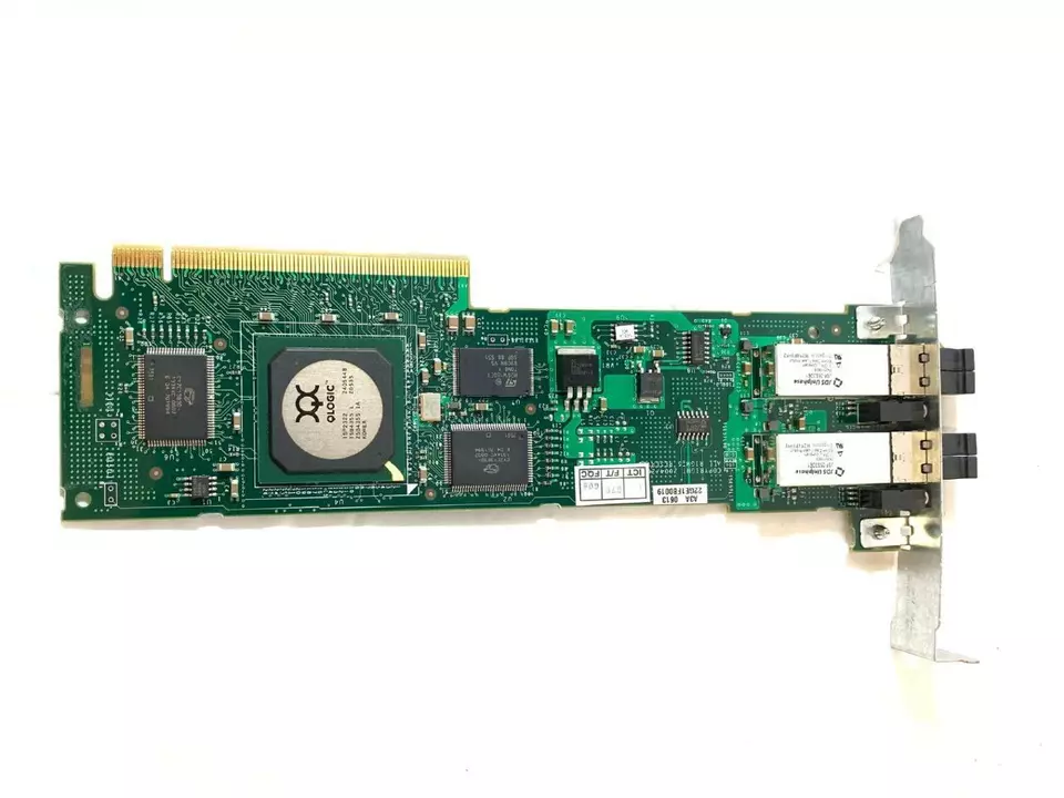 Dell PowerEdge 6850 QLogic QLA2322 HBA Card Dual Ports (RJ-45) PCI-X WH558 T2058 - Image 2 of 4