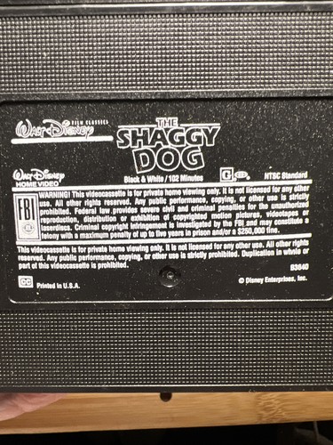 The Shaggy Dog (VHS, 2000, Comedy Favorites Serie) schwarz-weiß sehr gut - Bild 14 von 20