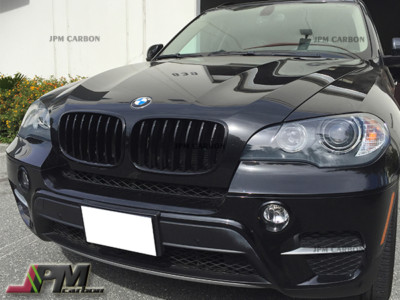 2007-2013 BMW E70 E71 X5 X6 SUV OE Look Gloss Black Front Kidney Grille Grill