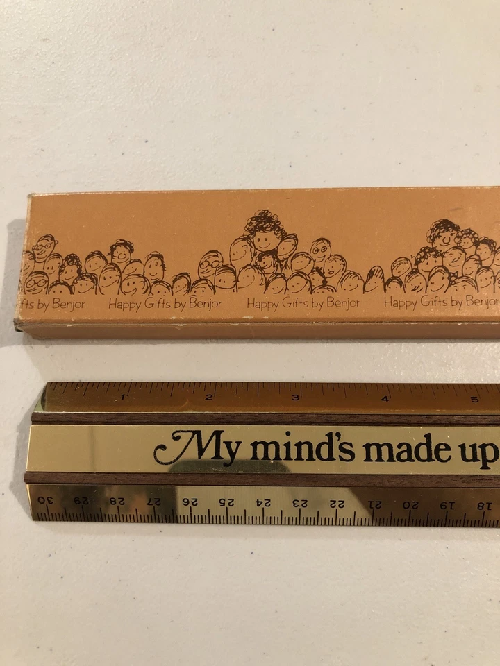 Regla de pulgada métrica vintage #62 Confianza Felices regalos de Benjor Foto 4 de 4