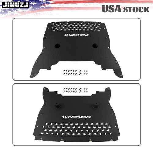 Oil Cooler Skid Plate For BMW F90 M5/M5 LCI S63 4.4L 2018-2023 Black Aluminum - Picture 3 of 12