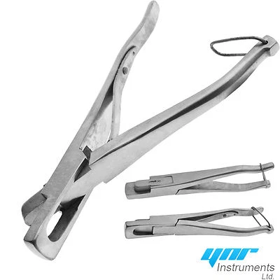 LAMB SHEEP EAR NOTCHER STAINLESS STEEL 6" DOUBLE COMMAND U SHAPE LIVESTOCK - YNR