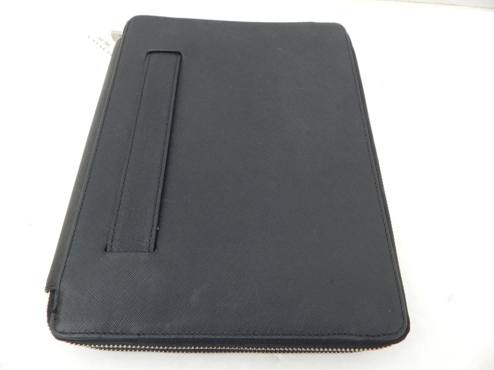 Coach Genuine Saffiano Leather Zip Case For iPad 5th Gen & 6th Gen Black New - Image 3 of 4