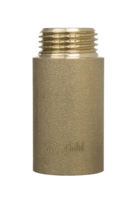 3/4'' (22mm) Rohrgewindeverlängerung IG x AG Gusseisenmessing 50mm lang