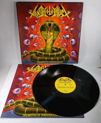 TOXIC HOLOCAUST CHEMISTRY OF CONSCIOUSNESS 45 RPM LP 2013 BLACK ORIGINAL