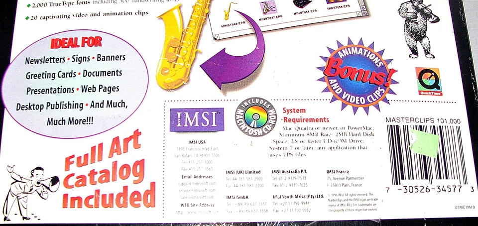 MasterClips 101,000 Premium Image Collection- Clip Art, Photos, Fonts w/14 CD's - Image 4 of 4