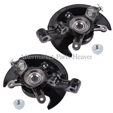 2x Front Wheel Hub Bearing Steering Knuckle Assy for Honda Civic 2003 04 05 1.7L