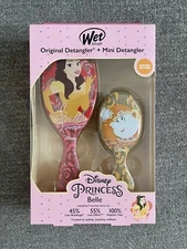 NEW Wet Brush Set of Detangler Hair Brush Limited Edition Disney - Belle