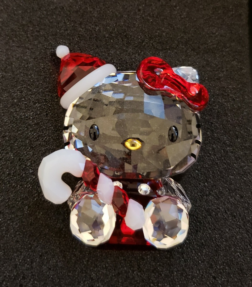 Swarovski Hello Kitty Santa Crystal Figurine -1142935 - Retired | eBay