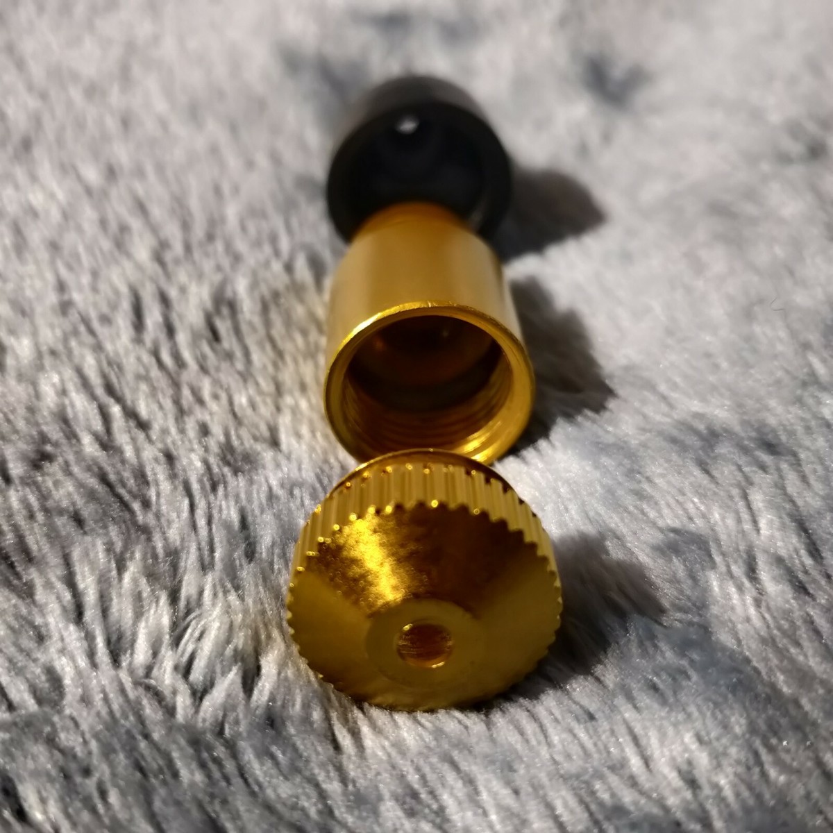 NEW Small Gold Bullet Smoking Pipe Tobacco Herb Portable