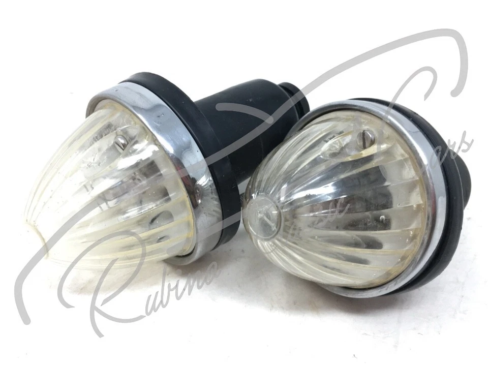 ORIGINAL PAIR CARELLO front DIRECTION LIGHTS - FERRARI 250 275 330 365 - Image 2 of 4