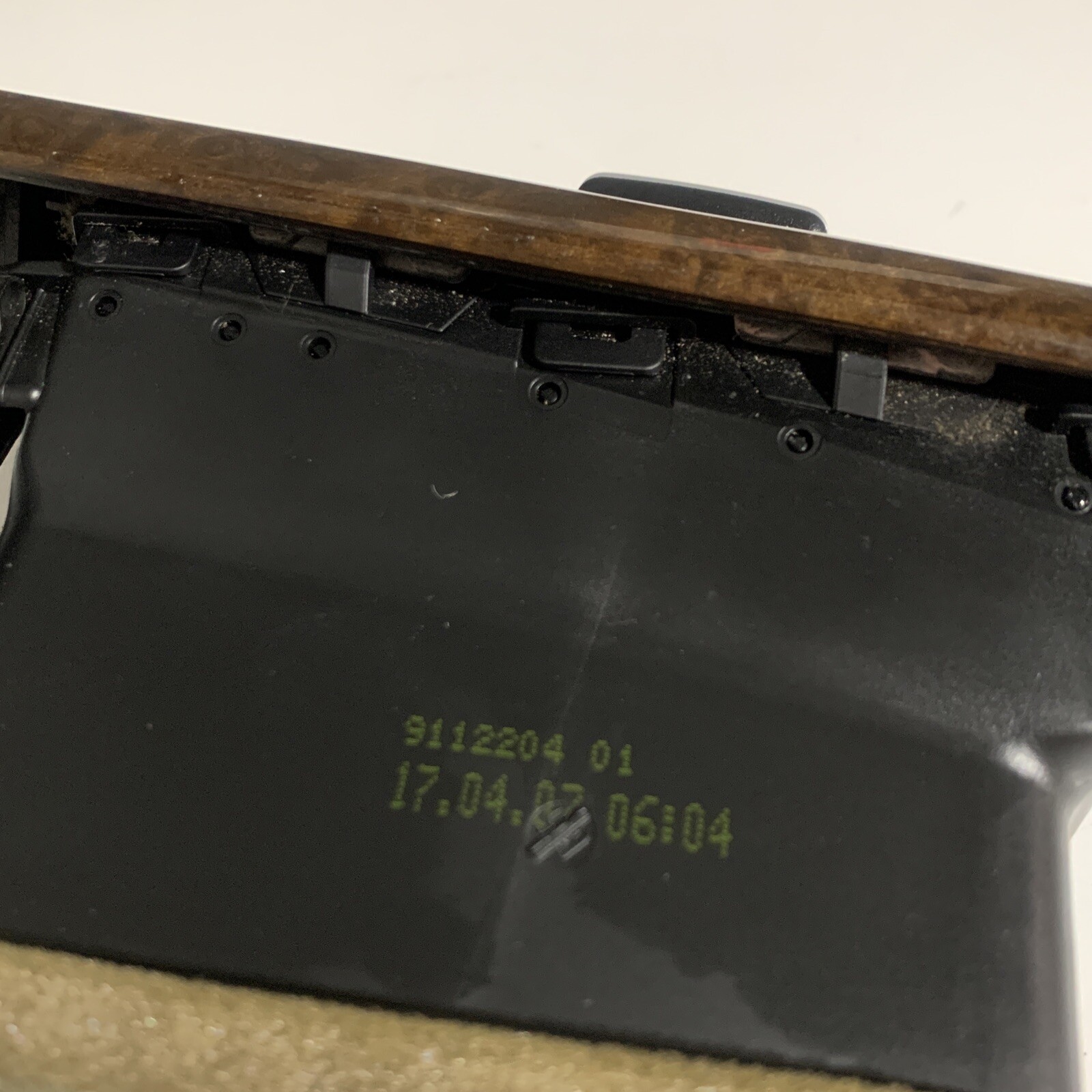 04-10 BMW 550i E60 E61 Front Left Driver Side Dashboard A/C AC Air Vent Wood OEM