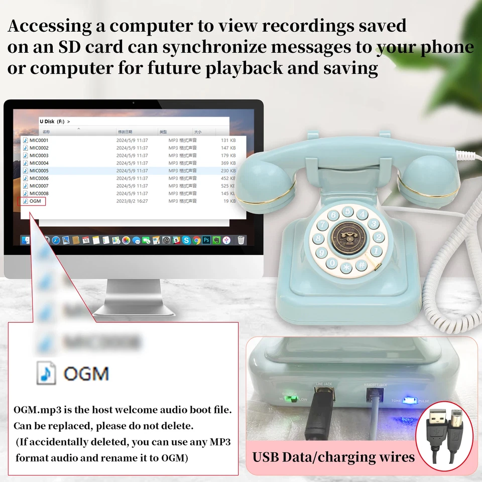 Antique Telephone Wedding Message Vintage Message Book Confession Voicemail New - Image 2 of 4