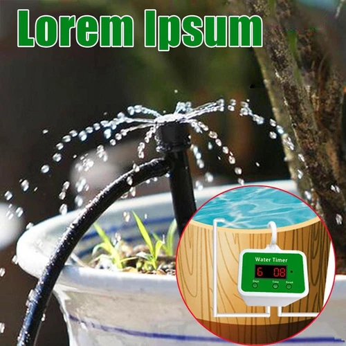 Automatisches Bewässerungssystem Pflanzenbewässerung Wasserspender mit Timer DHL - Bild 12 von 12