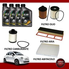 Kit Tagliando Fiat Panda 500 1.3 Multijet + 4 L Selenia 5W40 (IMPIANTO PURFLUX)