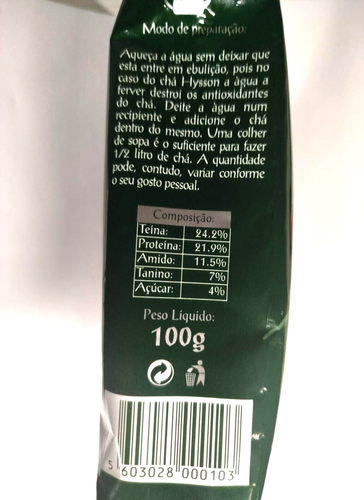 Hysson Green Tea Gorreana 200g From Azores islands 2x 100g Portugal Since 1883 - Picture 2 of 6