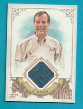 2021 Allen & Ginter JIM KOCH SHIRT RELIC #AGA-JK BREWER SAMUEL ADAMS CEO