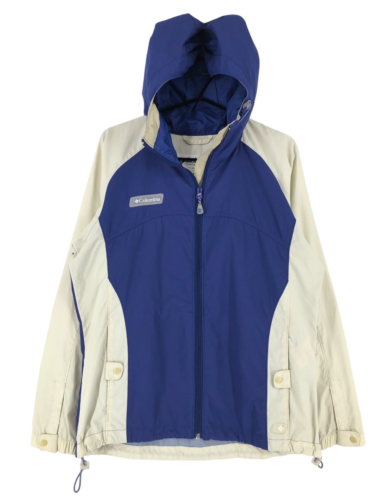 COLUMBIA Raincoat Jacket Coat Hooded Women Size M-image